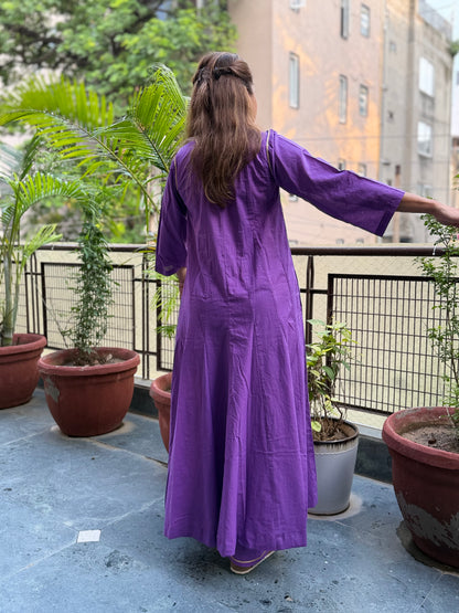 Lavender Mist - Aabha Kalidar with Dupatta