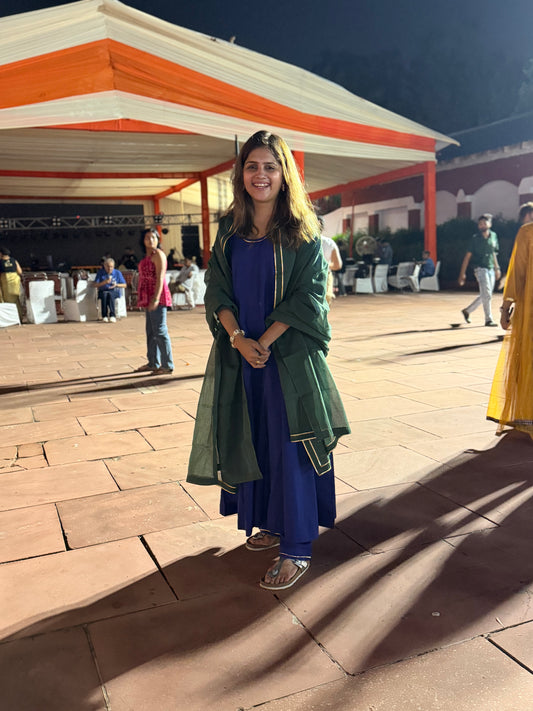 Sapphire - Aabha Kalidar with Dupatta
