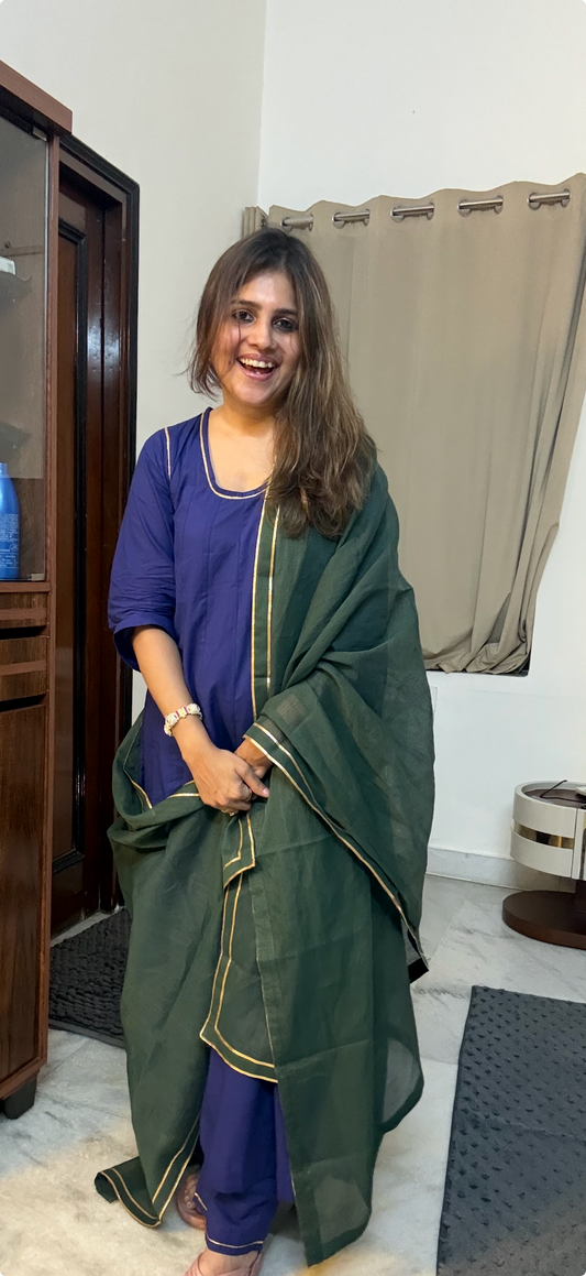 Forest Emerald - Meher Dupatta